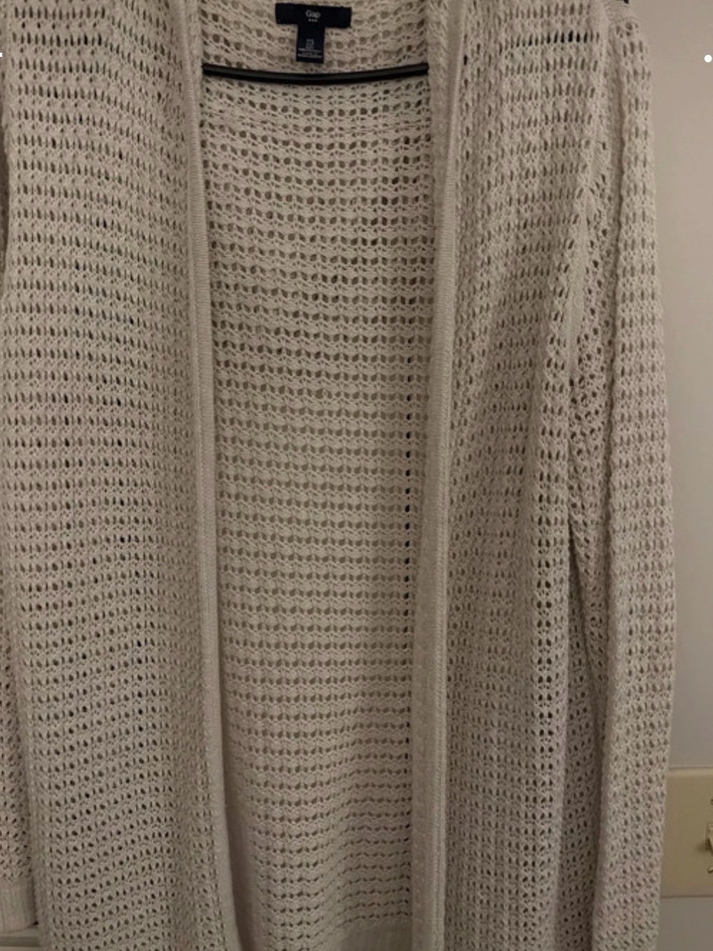 GAP Open-Knit Cream Cardigan